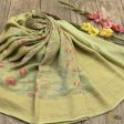 Light Sage Green Pure Khaddi Georgette Banarasi Handloom Dupatta Discount