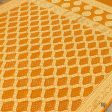 Mustard Pure Georgette Banarasi Handloom Bandhani Dupatta For Sale