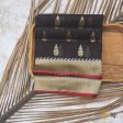 Black Pure Kora Silk Net Banarasi Handloom Saree For Discount