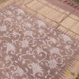 Light Pink Pure Kora Net Banarasi Handloom Dupatta Online Hot Sale