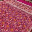 Rani Pink-Red Pure Katan Silk Banarasi Handloom Patola Dupatta Online Sale