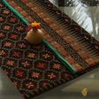 Black Pure Kora Net Banarasi Handloom Saree Supply