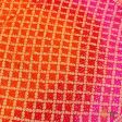 Orange-Red-Hot Pink Pure Georgette Banarasi Handloom Bandhani Dupatta Online now