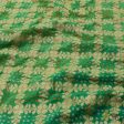 Green-Dark Green Pure Georgette Banarasi Handloom Bandhani Dupatta Cheap