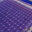 Picotee Blue Pure Katan Silk Banarasi Handloom Patola Dupatta Sale