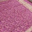 Pink Lavender Pure Katan Silk Banarasi Handloom Dupatta Online Hot Sale