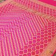 Gulabi-Rani Pink Pure Georgette Banarasi Handloom Bandhani Dupatta For Discount