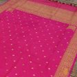 Indian Pink Pure Katan Silk Banarasi Handloom Dupatta Supply