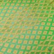 Light Blue - Green Pure Georgette Banarasi Handloom Bandhani Dupatta Fashion