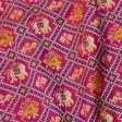 Orange-Rani Pink Pure Katan Silk Banarasi Handloom Patola Dupatta Hot on Sale