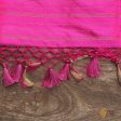 Gulabi Pink Pure Katan Silk Banarasi Handloom Dupatta Hot on Sale