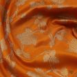 Orange Pure Katan Silk Banarasi Handloom Kadwa Jangla Dupatta Fashion