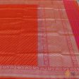 Rani Pink-Orange Pure Katan Silk Banarasi Handloom Dupatta Cheap