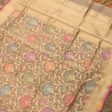 Light Pink-Gold Pure Kora Tissue Net Banarasi Handloom Dupatta Fashion