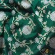 Dark Green Pure Katan Silk Banarasi Handloom Saree Hot on Sale