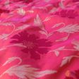 Orange-Gulabi Pink Pure Katan Silk Banarasi Handloom Dupatta Hot on Sale