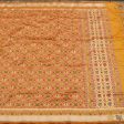 Orange Pure Katan Silk Banarasi Handloom Patola Dupatta Online Hot Sale