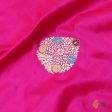 Rani Pink Pure Katan Silk Banarasi Handloom Dupatta Fashion