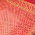 Light Pink-Coral Pink Pure Georgette Banarasi Handloom Bandhani Dupatta Hot on Sale