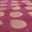 Gajri Pink Pure Katan Silk Banarasi Handloom Dupatta Sale