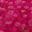 Hot Pink Pure Georgette Banarasi Handloom Bandhani Dupatta For Cheap