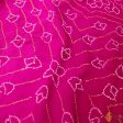 Magenta Pure Georgette Banarasi Handloom Bandhani Dupatta Online