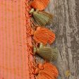 Light Orange-Pink Pure Katan Silk Aadha Jaal Banarasi Handloom Dupatta Fashion