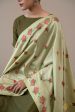 Light Pista Green Pure Katan Silk Banarasi Handloom Dupatta Online Hot Sale