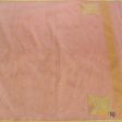 Pink Pure Kora Tissue Banarasi Handloom Dupatta Online now