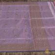 Lavender Pure Katan Silk Banarasi Handloom Dupatta Online Hot Sale