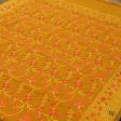 Mustard Pure Khaddi Georgette Banarasi Handloom Dupatta Supply