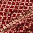 Maroon Pure Georgette Banarasi Handloom Bandhani Dupatta Hot on Sale