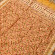 Orange Pure Katan Silk Banarasi Handloom Patola Dupatta Online Hot Sale