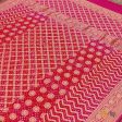 Pink-Fuchsia Pink Pure Georgette Banarasi Handloom Bandhani Dupatta Online Hot Sale