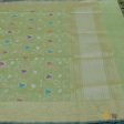 Pista Green Pure Katan Silk Banarasi Kadwa Handloom Dupatta Supply