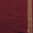 Maroon Pure Katan Silk Ektara Banarasi Handloom Saree Online Hot Sale