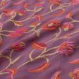 Mauve Pure Khaddi Georgette Banarasi Handloom Dupatta Online now