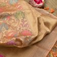 Light Pink-Gold Pure Kora Tissue Net Banarasi Handloom Dupatta Fashion