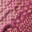 Pink Ombr√© Pure Georgette Banarasi Handloom Bandhani Dupatta Sale