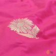 Pink-Off White Pure Katan Silk Banarasi Handloom Dupatta Online Sale