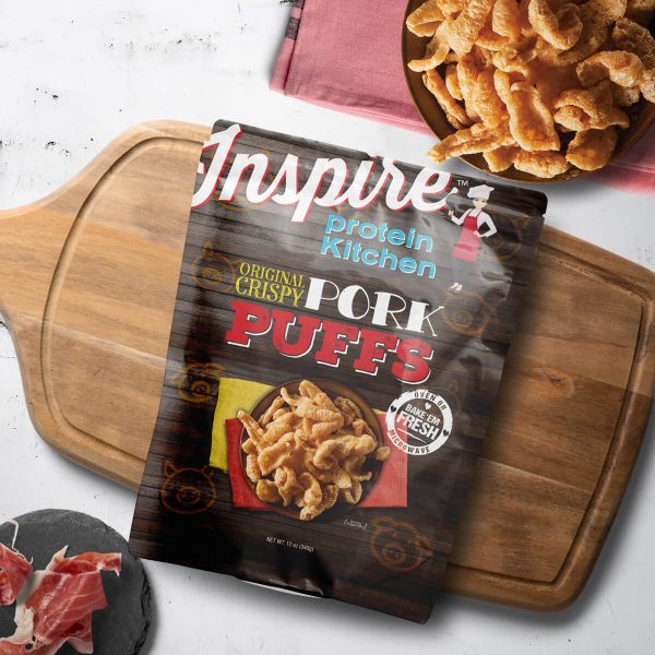 Inspire Pork Rind Puffs - 24 Servings Online Sale