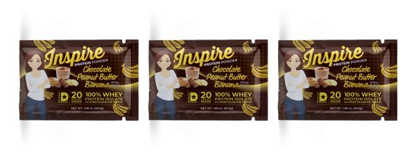 Inspire Chocolate Peanut Butter Banana Protein Powder Online Sale