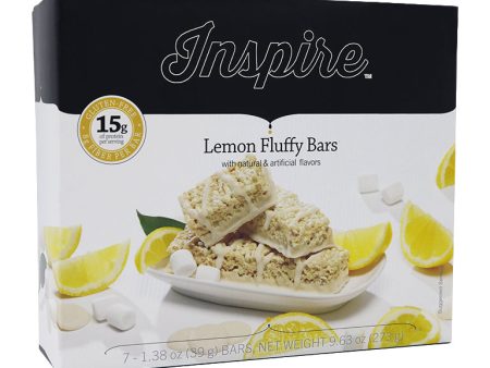 Inspire Fluffy Lemon Crisp Protein Bars Supply