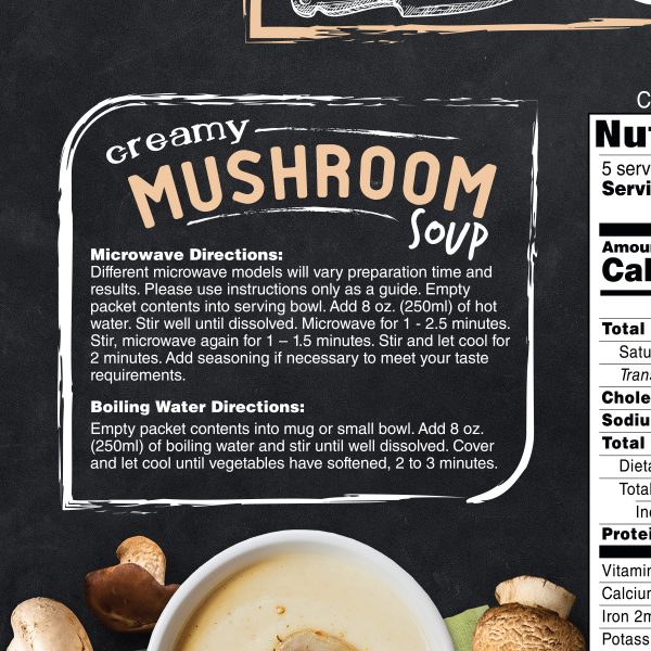 Inspire Creamy Mushroom Soup - 15g Protein For Discount